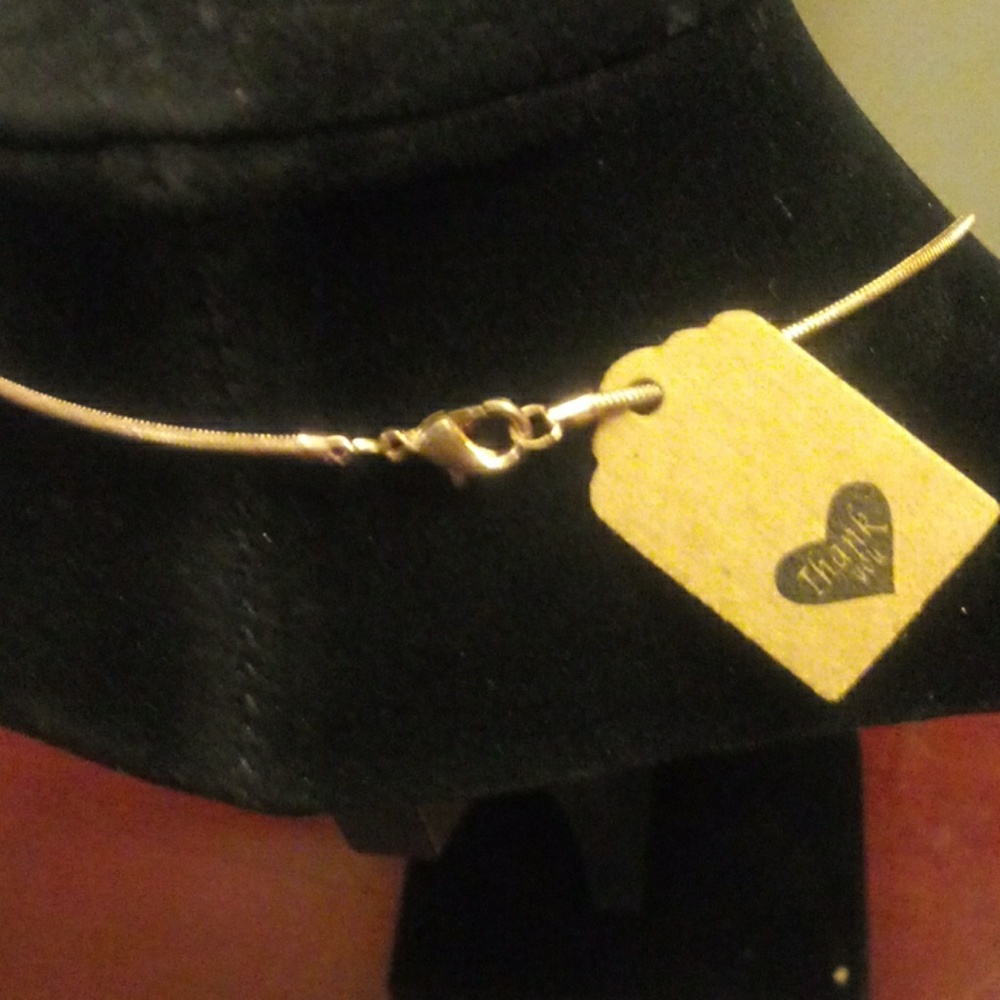 Gold flake neckless - Picture 3 of 3